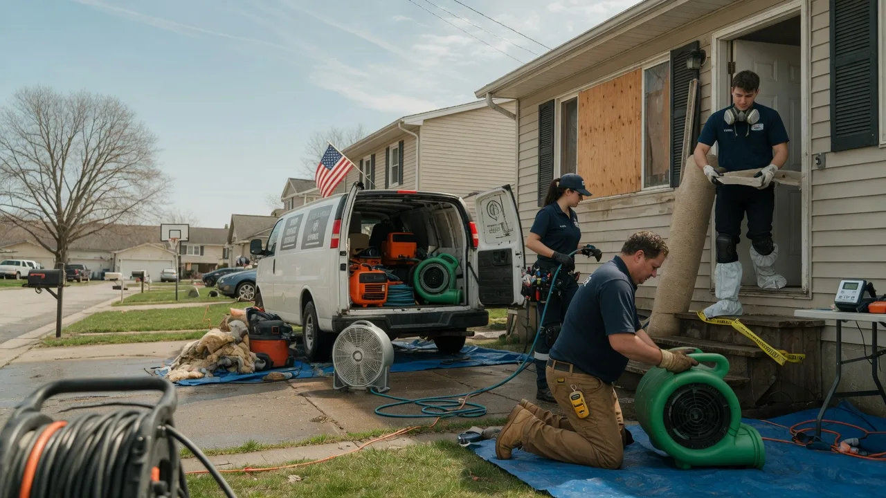 Water Damage Restoration in Noble, LA near me